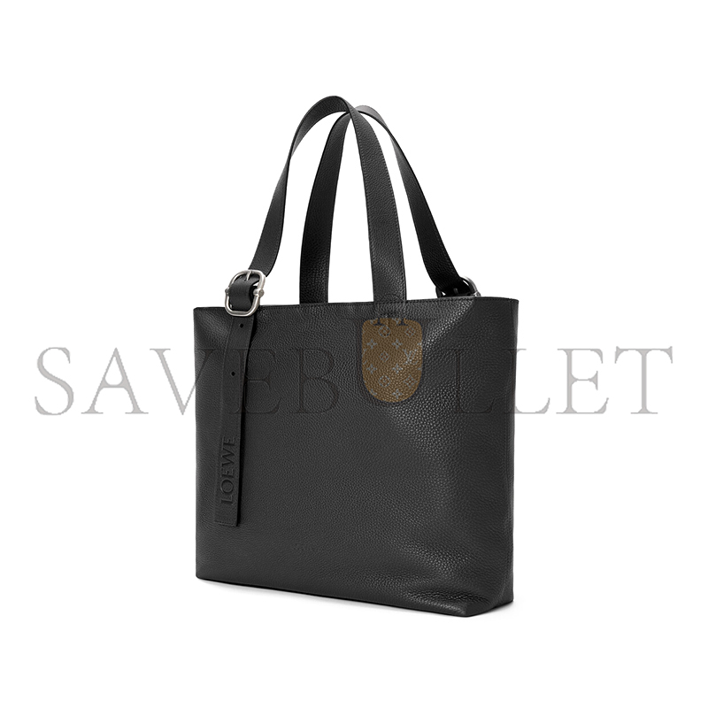 l0ew* loop zipped tote in S*pple grained calfskin bb22lttx01 (35*35*10cm)